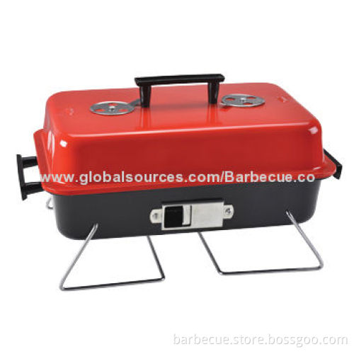BBQ Grills, Good for Promotion and Hot Sale, Made of Carbon Steel, 28cm Height, by BBQ Supplier